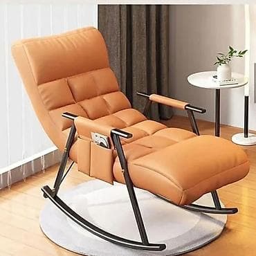 forma ideale sto i stolice za terasu: Ergonomiska ljuljaška fotelja sa produženim naslonom za noge - — 1