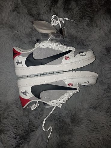 labrador zenske patike: Nike Air Jordan 1 Low – specijalni dizajn sa Stüssy detaljima - — 3
