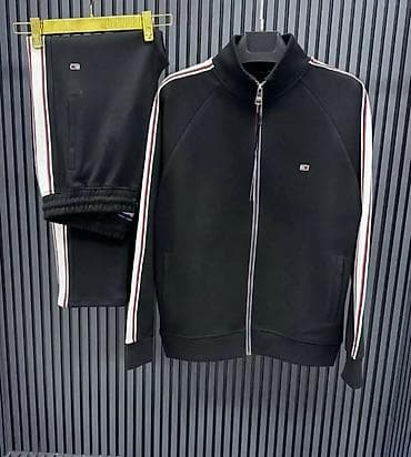 kompleti od lana: Trenerka Emporio Armani, bоја - Crna — 3