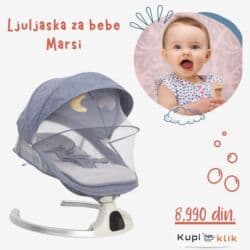 Ormari: Ljuljaška za bebe Marsi - Udobna i sigurna bebi-ljuljaška sa mekanim — 7