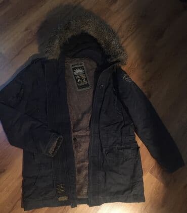 kp jakne: Muška SCOTCH & SODA jakna Tamno teget model muške parka jakne — 1