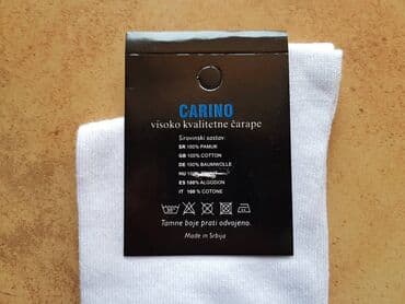 Men's Clothing: Čarape kvalitetne Vel; 43-46 i 40-43 Jedan paket 12 pari u jednoj boji — 6