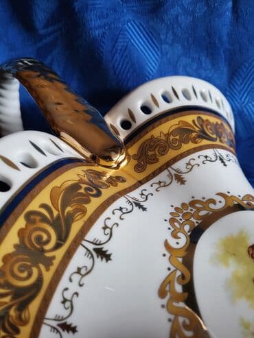 pepco korpa za voce: Vaza,korpa nova vintaz Lordshade porcelan. Perfektan profesionalni — 15