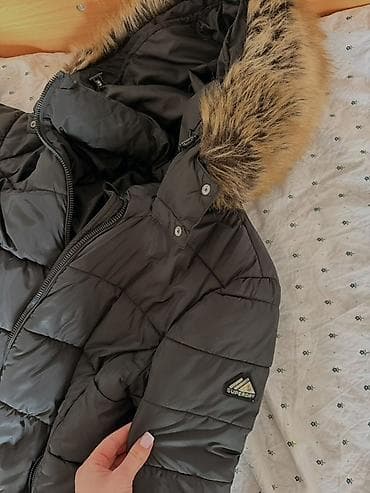 Ženska obuća: Zimska jakna Superdry, crna, toplo postavljena. Jakna je — 4