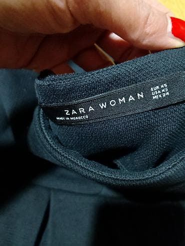 kožna haljina zara: ZARA WOMAN ženska garderoba – crna - Linija: ZARA WOMAN - Veličina — 1
