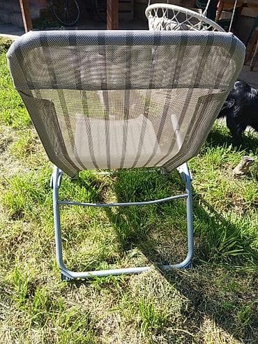 Ležaljke i ljuljaške: JYSK ležaljka KALMAR, siva – dimenzije Š60 x D168 cm. - Dizajn sa — 3