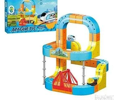 sonic igračke: 🚂 Magnetic DIY Rail Car Set (STEM edukativna igračka) Magnetni — 2
