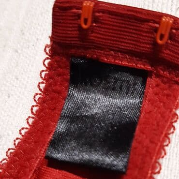 Panties: Crveni ženski brushalter – veličina 75B - Model sa žicom i formiranim — 3