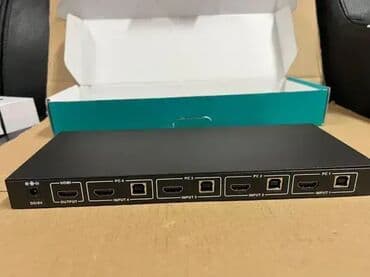 industrijske pegle na paru: *** AKCIJA *** #2608 SpeaKa Professional KVM svič 4 porta HDMI USB — 6