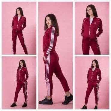 adidas beograd: Ženska trenerka sa gornjim i donjim delom, pogodna za sport — 5