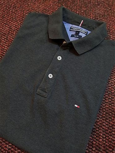 rame moschino: Tommy Hilfiger muška pamučna polo majica vel. L Vrhunska superiorna — 7