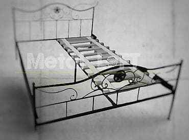 Fotelje: LUX M16 -metalni KREVETI od metala PO MERI lux Minimalistički dizajn — 6