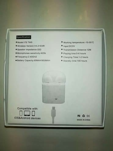 Electronics: Bluetooth blutut Bezicne Slusalice i7S TWS Bezicno povezivanje putem — 4