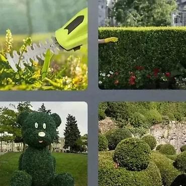 drveno bure za cvece: Bežične multifunkcionalne makaze za travu i žbunje Opis: - Kompaktan — 3