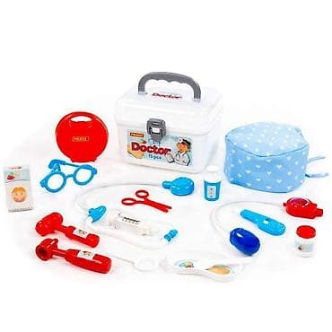 Kreativne i edukativne igračke: Doktorski set – igračka za decu Opis: - Edukativni doktorski set — 1