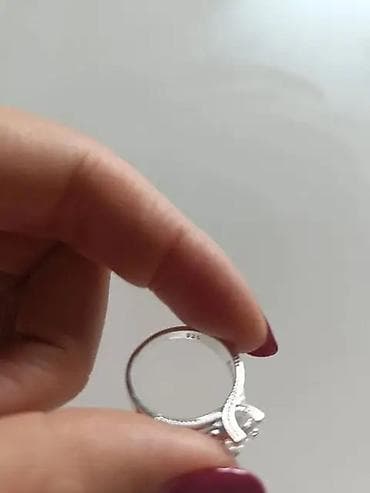 nike structure cena: Srebrni prsten 925 sa centralnim kamenom - Materijal: sterling srebro — 3