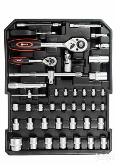 kljuc za bojler: Set Alata u koferu BLACK 419 Model 18600   Aluminijski kofer — 4