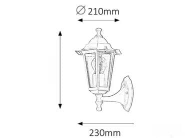 zidne lampe bez struje: Zidna lampa, bоја - Bela, Novo — 3