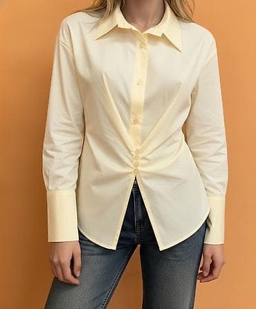 Accessories: 🔥Ženska košulja sa dugim rukavima i strukiranim naborom - Kroj — 3