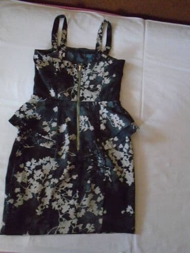 c a haljine 2022: H&M M (EU 38), color - Black, Cocktail, With the straps — 3