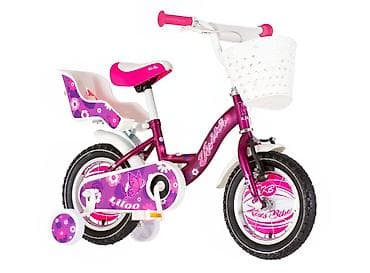 Bicikl kids Visitor Liloo 12" 8" – ljubičasti perla UV sjaj (za visinu