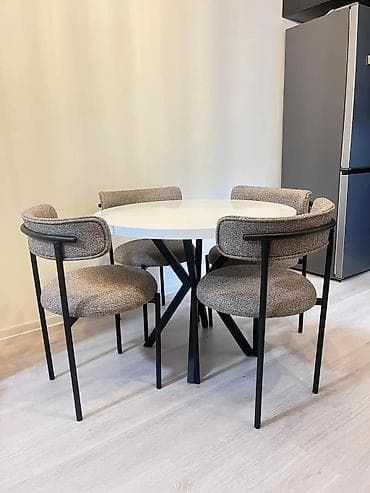 plasticne stolice nis: Akcija Okrugli trpezarijski set – sto + 4 stolice - Sto: okrugla — 2