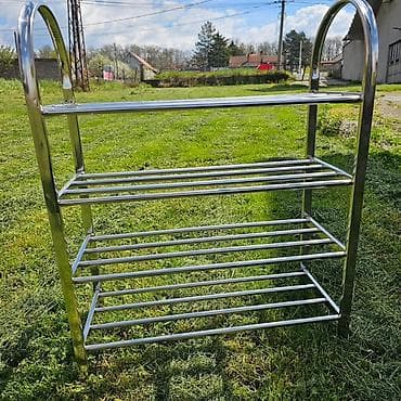 organizer za obucu: Polica za obuću inox Prenosivi cipelarnik od nerdjajućeg metala — 7