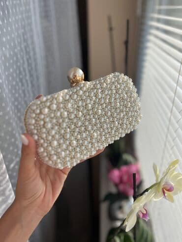 venecijanska maska: Elegantna torbica, Handmade, Materijal: Juta — 2