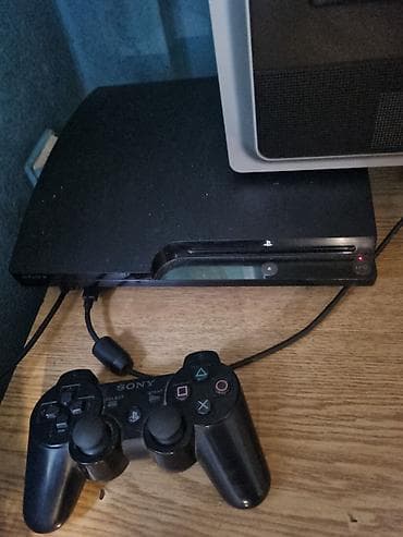 playstation 5 polovni: Sony PlayStation 3 Slim konzola sa originalnim DualShock 3 bežičnim — 1