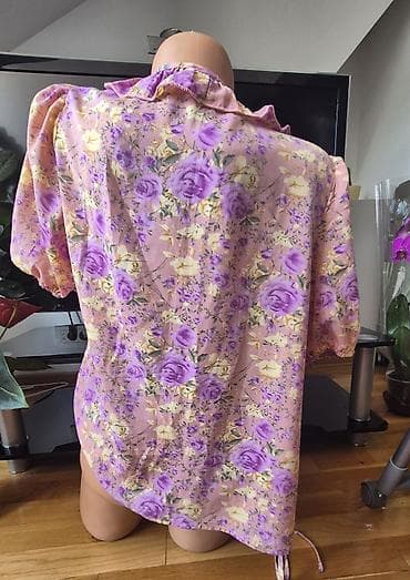 pull and bear prsluci: SHEIN bluza na preklop, veličina M (EU 38, US 6) - Model: ženska — 2