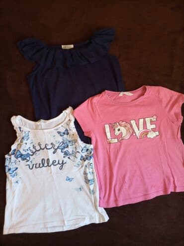 crop top c a: Paket: Majice, Za devojčice, uzrast: 5-6 godina — 1