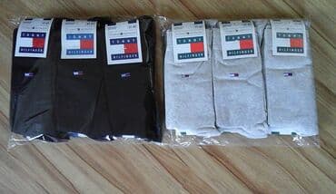 tommy hilfiger d: Muške pamučne čarape. Tommy hilfinger muške duže pamučne čarape — 2