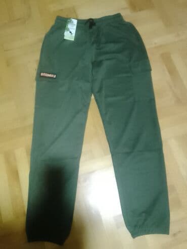 trenerke novi pazar: A-Dress, 2XL, Jednobojni, bоја - Maslinasto zelena — 1