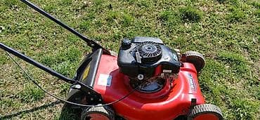 kecelja za motor: Benzinska kosilica za travu Budget BBM 46 - Širina košenja: 46 cm — 1