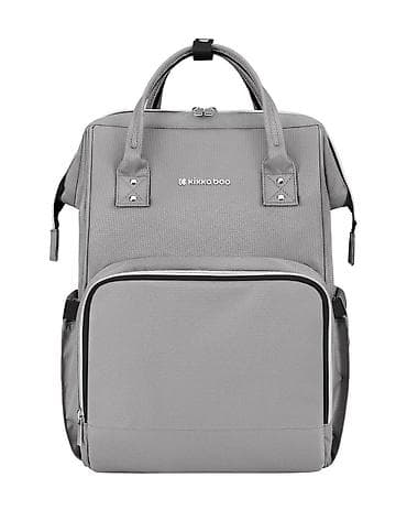 deciji satovi igracke: KikkaBoo Torba za mame Siena premium – light grey (Šifra: KKB2) — 2