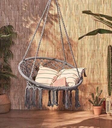 ram za ljuljasku: ❤Viseća ljuljaška-gnezdo❤ -cena 4500 dinara ☑Ljuljaška se može — 6