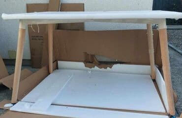 ugaona trpezarija: Trpezarijski stolovi Novo U fabrickom pakovanju! Zaobljeni uglovi, mat — 4