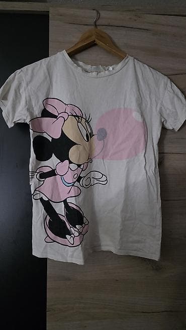 veliki deda mraz: Dečija majica kratkih rukava sa velikim printom Minnie Mouse. - Boja — 3