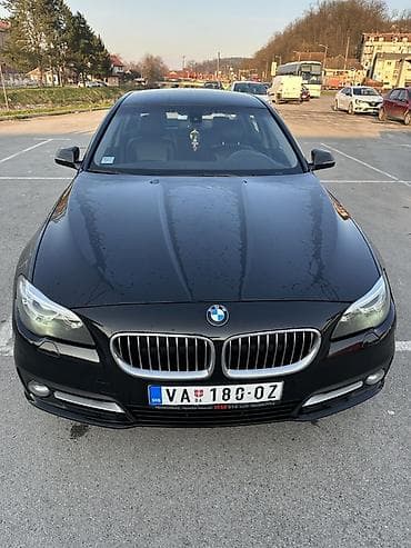 bmw e90 sedista: BMW Serije 5 (F10) – limuzina, crna boja - Motor: dizel, 2.0 — 2