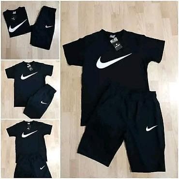 sorc sa dzepovima: Trenerka Nike, bоја - Crna — 1