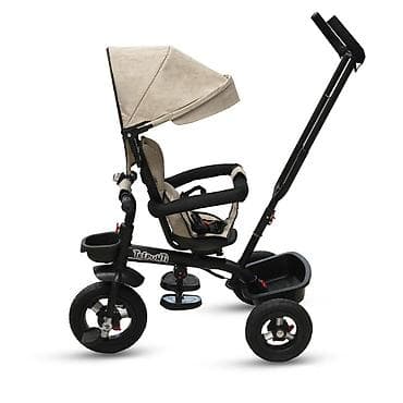 drvena hodalica za bebe: Jungle Trepunti tricikl – Beige Multifunkcionalni tricikl koji raste — 4