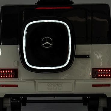 deichmann gumene čizme: Mercedes CONCEPT EQG – beli, auto na akumulator za decu Šifra — 4