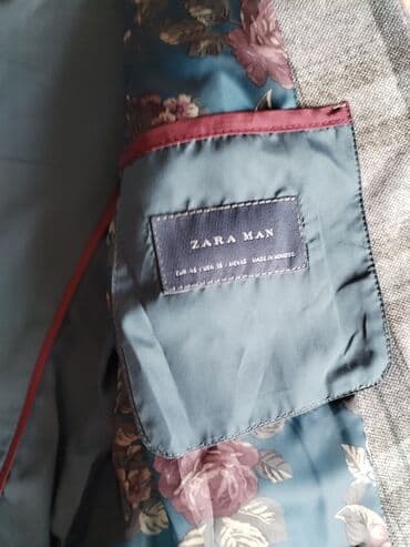 bele pantalone zara: ZARA MAN muški sako - Model: slim kroj sa reverima klasične širine - — 3