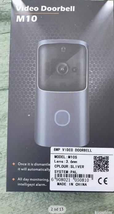 wifi zvono sa kamerom: M10 Video Wifi zvonoMoj kp M10 Video Vifi zvono na vratima Bežični — 12