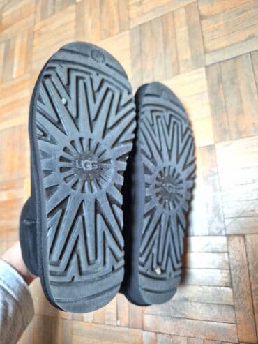 srpsko platno haljine: Ugg mini čizme, bоја - Crna, 38 — 3