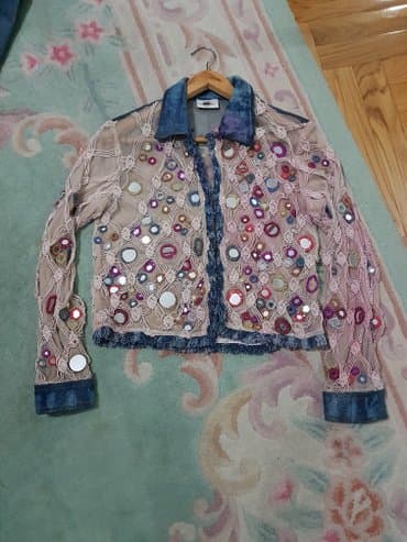 p. s. fashion kaputi: Jako upadljiv komad garderobe. Texas jakna sa ogledalcima. Cipkom — 1