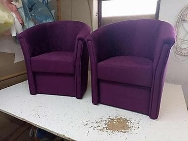 forma ideale cipelarnik beli: Tapacirane klub fotelje i dvosedi – ručna izrada - Model: zaobljena — 1