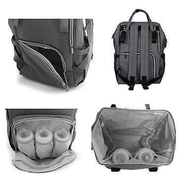 jeftini bodici za bebe: KikkaBoo Torba za mame Siena – dark grey (Šifra proizvoda: KKB8) — 1