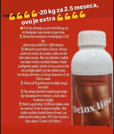 pojasevi za bruh: 💥 detox line sirup 💥 topi kilograme, izbacuje višak vode i čisti telo — 6