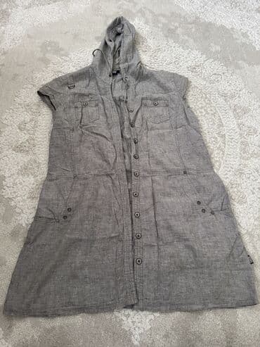 Cecil L (EU 40), XL (EU 42), color - Grey, Short sleeves